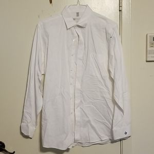 Mens White Button Down